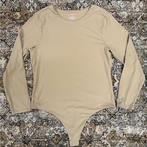 Nuuds Beige Bodysuit